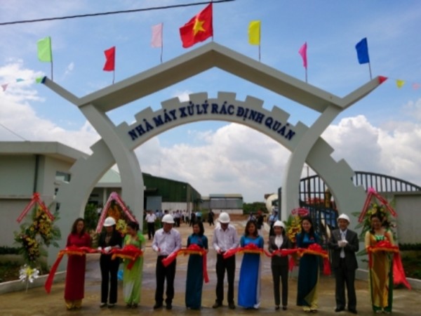 Lễ khánh thành NM XLCT sinh hoạt và sản xuất phân hữu cơ ở Đồng Nai