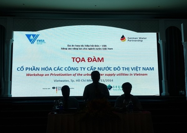 Tọa đàm 'Chia sẻ kinh nghiệm cho các CT Cấp nước đô thị Việt Nam'