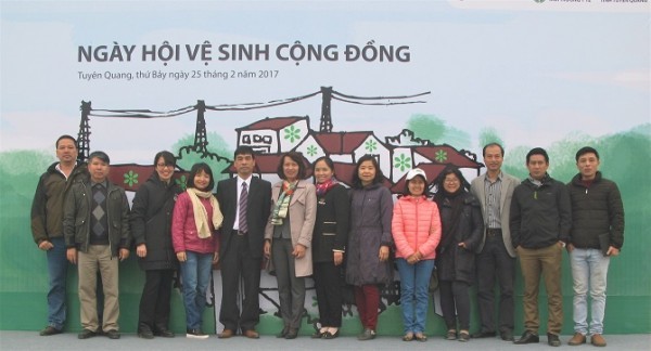 Ngày Hội vệ sinh cộng đồng tại Tuyên Quang năm 2017