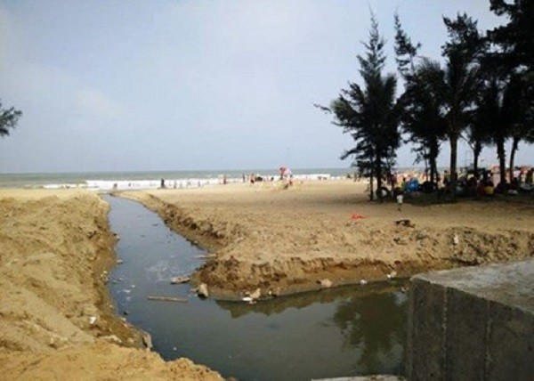 190 tỷ đồng xử lý nước thải chảy ra biển Sầm Sơn