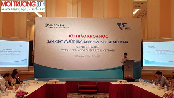 Hội thảo khoa học sản xuất và sử dụng sản phẩm PAC tại Việt Nam