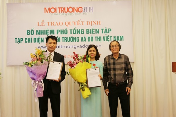 Môi trường và Đô thị Việt Nam Điện tử có Phó Tổng biên tập mới