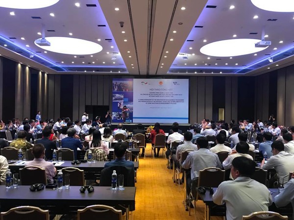 Hội thảo TK Chương trình QL nước thải - Hợp tác phát triển Việt-Đức