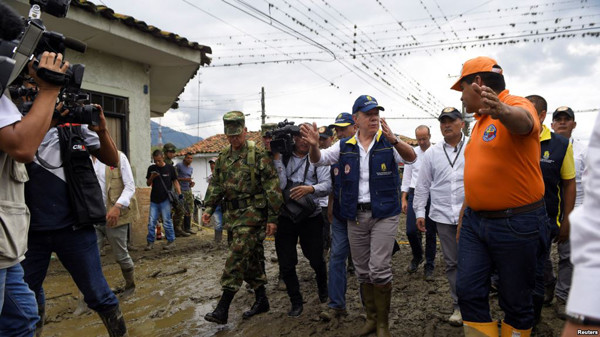 Ít nhất 4 người chết, 18 người mất tích do lở đất ở Colombia