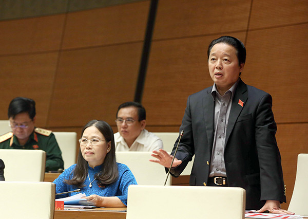 Bộ trưởng Trần Hồng Hà: Tờ trình tóm tắt dự án Luật đo đạc và bản đồ