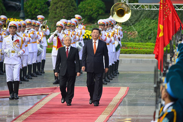 Tổng Bí thư Trung Quốc Tập Cận Bình đến Hà Nội