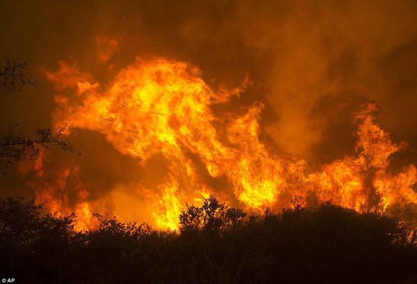 Cháy rừng ở California hàng ngàn người tháo chạy