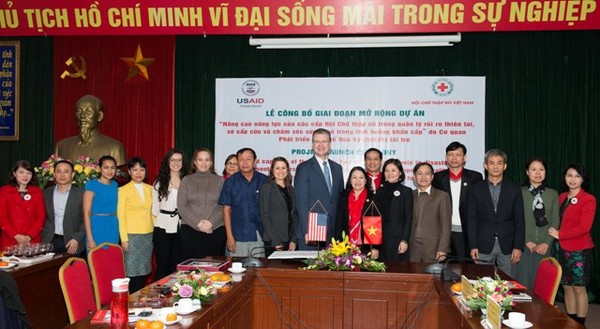 Dự án hỗ trợ Việt Nam nâng cao năng lực sẵn sàng ứng phó thiên tai