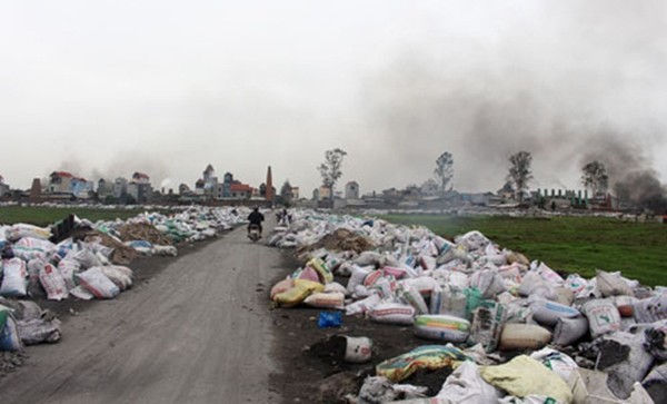 Những bất cập xử lý rác thải ở nông thôn ở Bắc Ninh