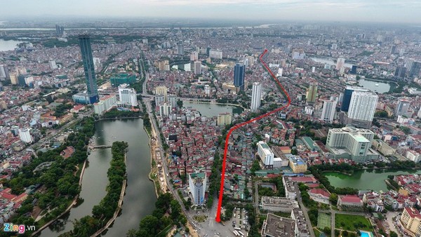 Hà Nội chuẩn bị làm đường Hoàng Cầu - Voi Phục với chi phí 3,5 tỷ/m