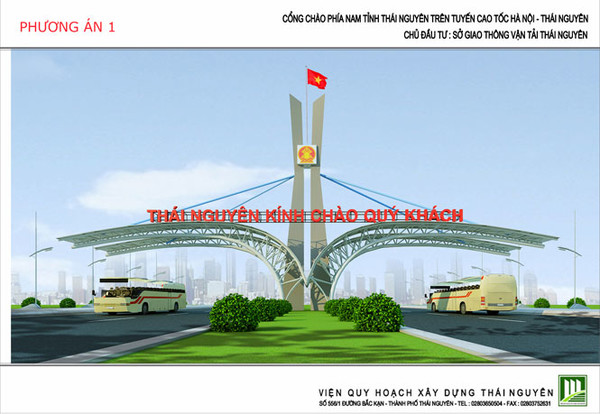 Thái Nguyên muốn xây cổng chào biểu tượng 15 tỷ