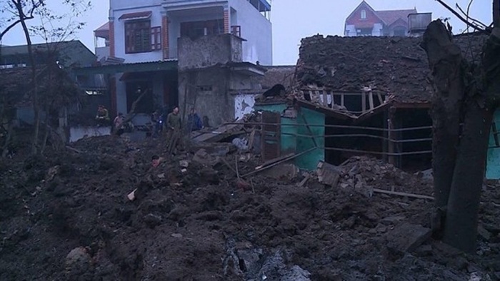 Video: Hiện trường vụ nổ kinh hoàng tại Bắc Ninh ngày 3/1