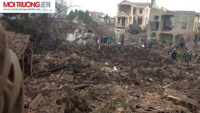 Toàn cảnh vụ nổ kho phế liệu ở Bắc Ninh