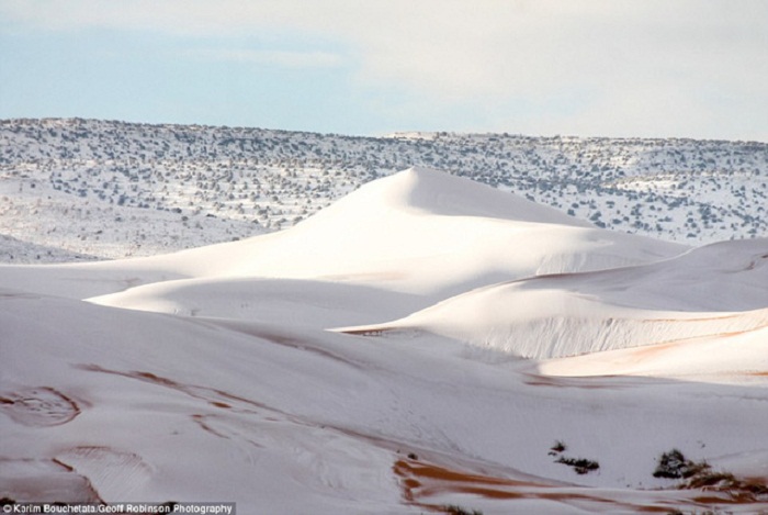 Thế giới siêu lạnh, sa mạc nóng nhất hành tinh cũng phủ đầy tuyết