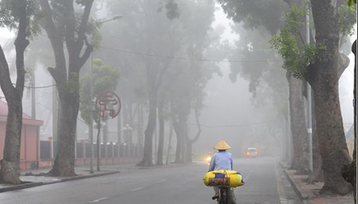 Dự báo thời tiết ngày 17/1: Hà Nội vẫn sương mù, mưa phùn, trời rét