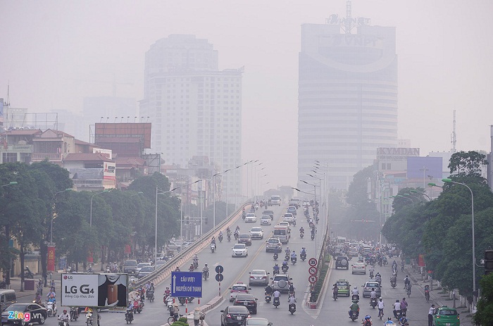 Chất lượng không khí tại Hà Nội đang cực kỳ nguy hại