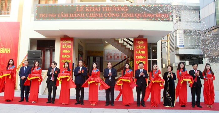 Chính thức khai trương Trung tâm hành chính công tỉnh Quảng Bình