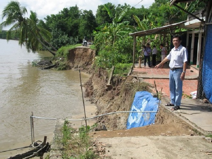 Quảng Trị: Sạt lở bờ sông ảnh hưởng đến đời sống 2.360 hộ dân