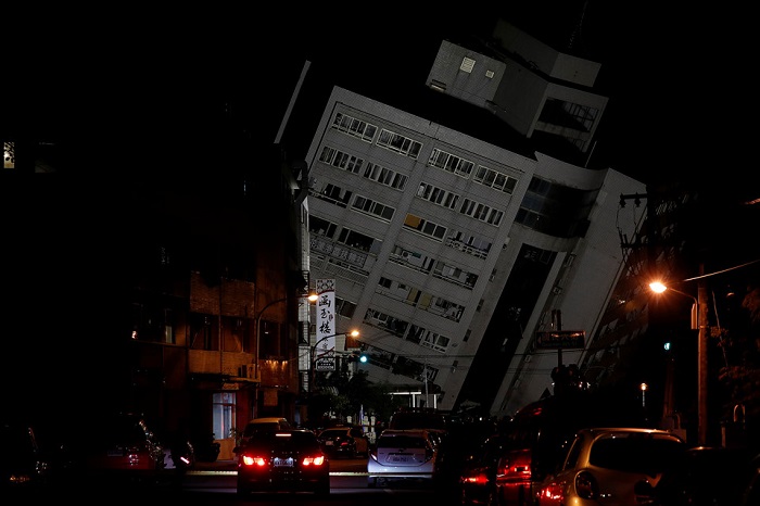 Động đất 6,4 độ richter ở Đài Loan, ít nhất 2 người thiệt mạng
