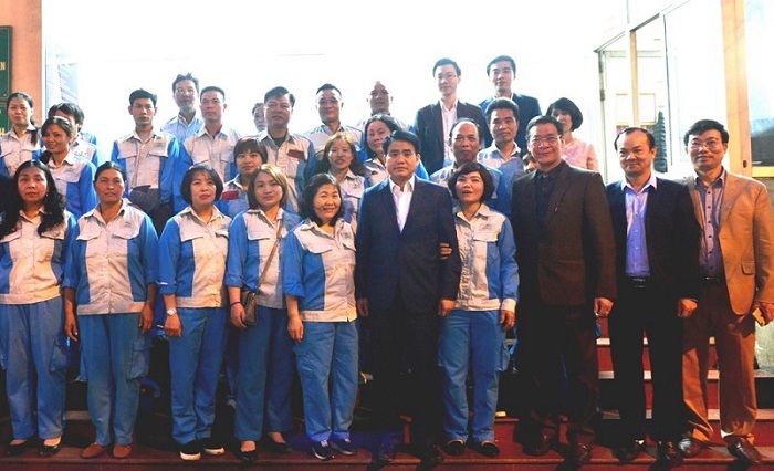 Chủ tịch Nguyễn Đức Chung làm việc và chúc Tết URENCO