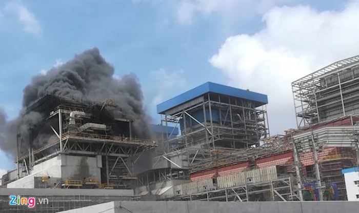 Cháy lớn tại Nhà máy Nhiệt điện Duyên Hải 3