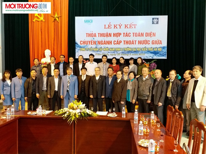 ĐH Kiến trúc và CTCP cấp nước Nam Định hợp tác toàn diện ngành nước