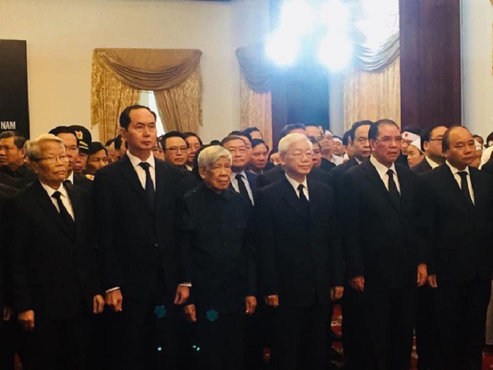 Xúc động những lời tiễn biệt nguyên Thủ tướng Phan Văn Khải