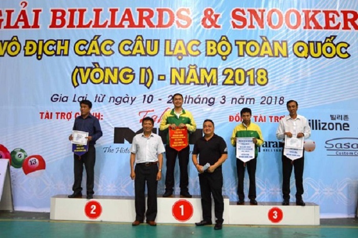Trao thưởng Giải Billiards & Snooker Vô địch các CLB toàn quốc 2018