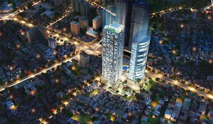 Chính thức cất nóc FLC Twin Towers - Toà chung cư cao nhất Hà Nội