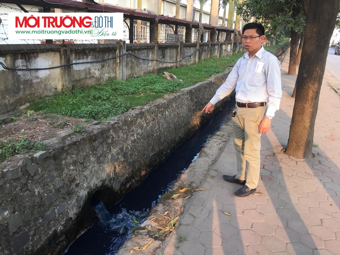 Mê Linh (Hà Nội): Người dân tố Cty VIT- GARMENT xả nước thải trực tiếp ra môi trường