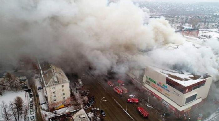 Cháy lớn ở trung tâm thương mại Nga, ít nhất 37 người thiệt mạng