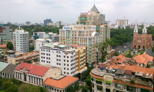 Tin đô thị 5/4: 150 USD/m2 thuê mặt bằng bán lẻ ở trung tâm Sài Gòn