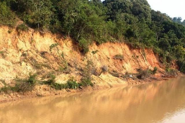 Điện Biên: Hồ chứa nước sinh hoạt bị vẩn đục