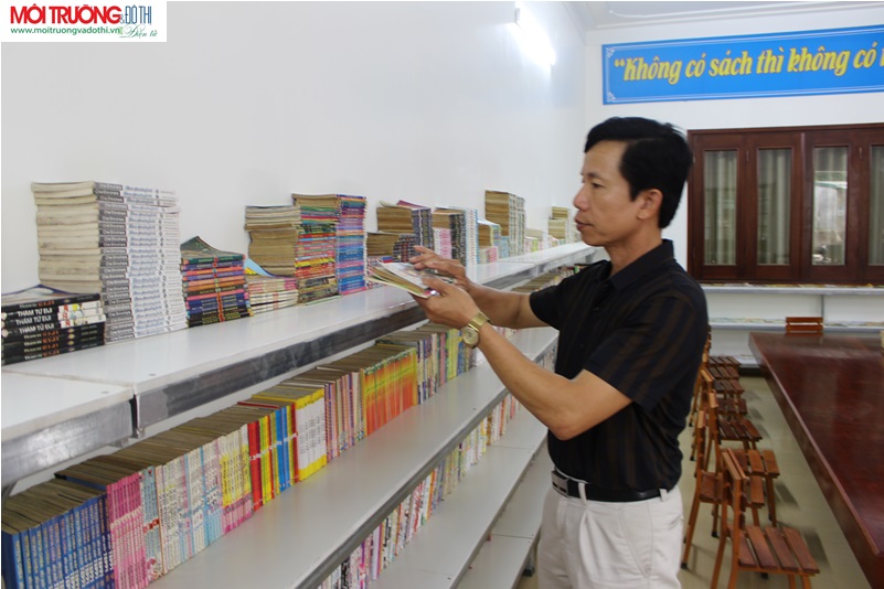 Nghệ An: Một người dân tự bỏ tiền tỷ mở phòng sách phục vụ quê hương
