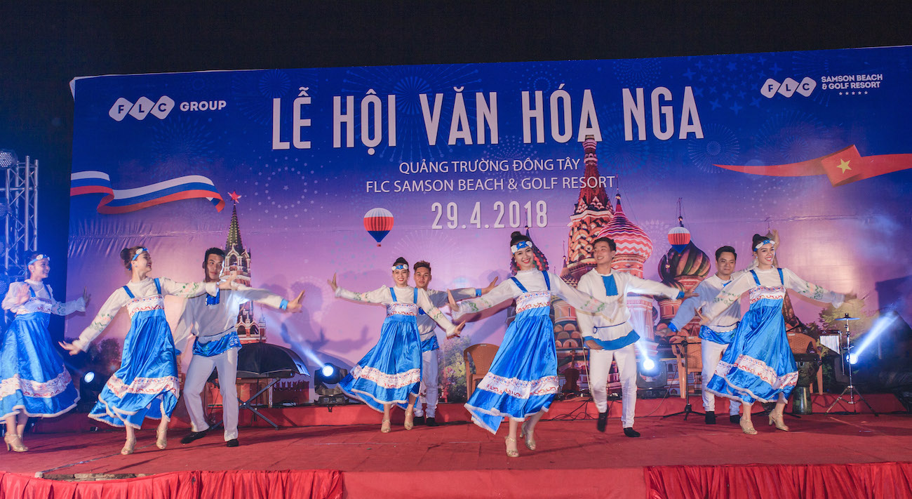 Ngập tràn cảm xúc trong lễ hội văn hóa Nga tại FLC Sầm Sơn