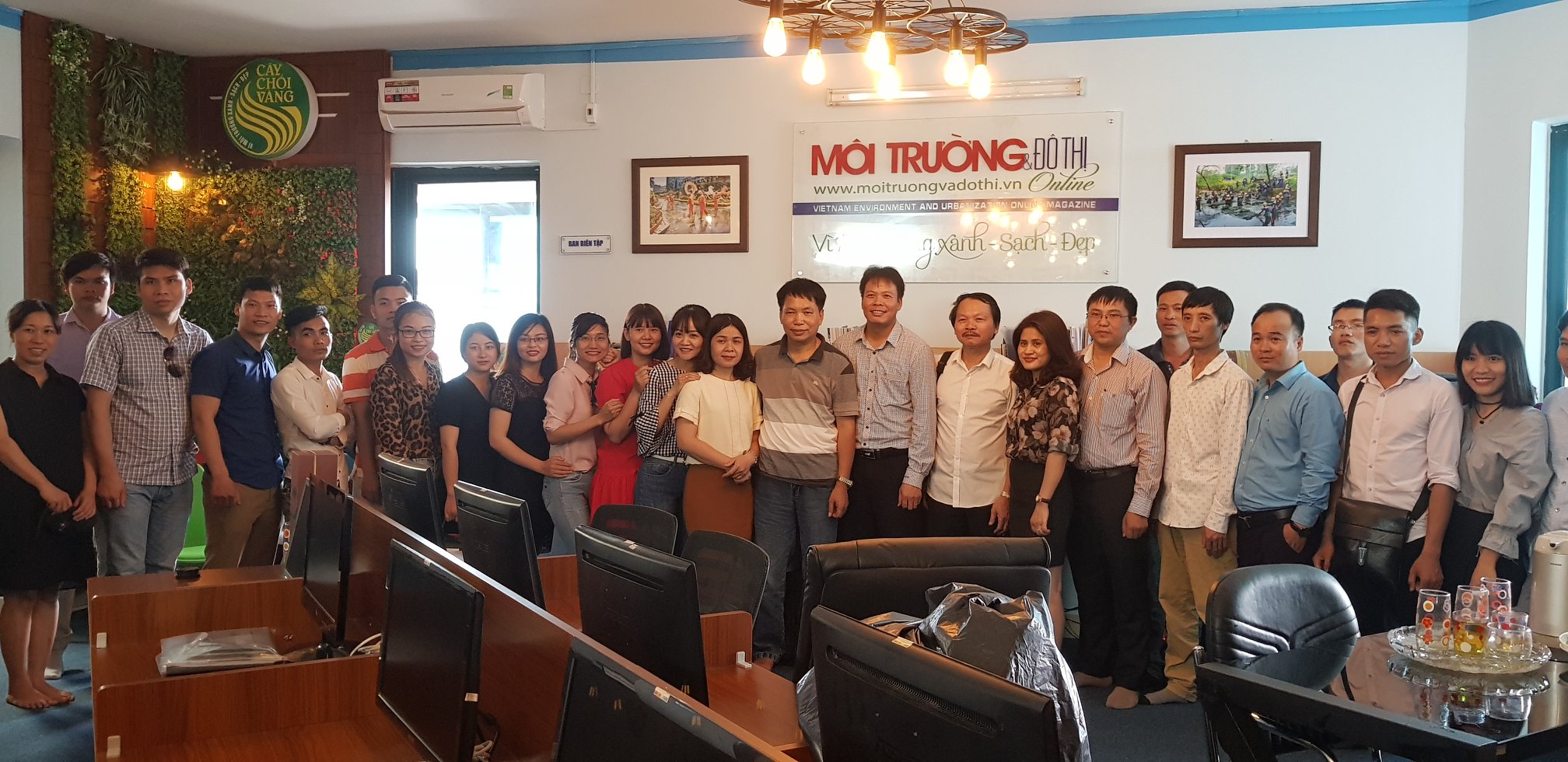 Tạp chí Môi trường và Đô thị Việt Nam ra mắt trụ sở làm việc mới