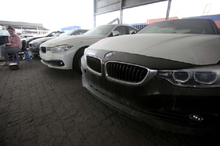 Hàng trăm xe BMW bị phủi bụi không có người nhận ở Cảng Cái Mép