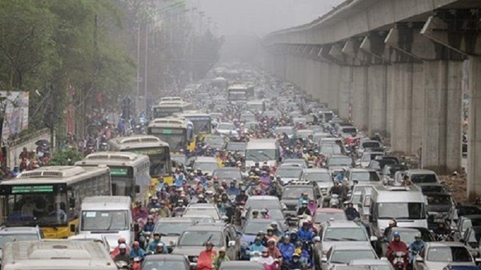 Cứ 10 ngày, Hà Nội có đến 9 ngày ô nhiễm không khí
