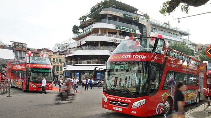 Hà Nội chính thức khai trương tuyến xe buýt 2 tầng đầu tiên