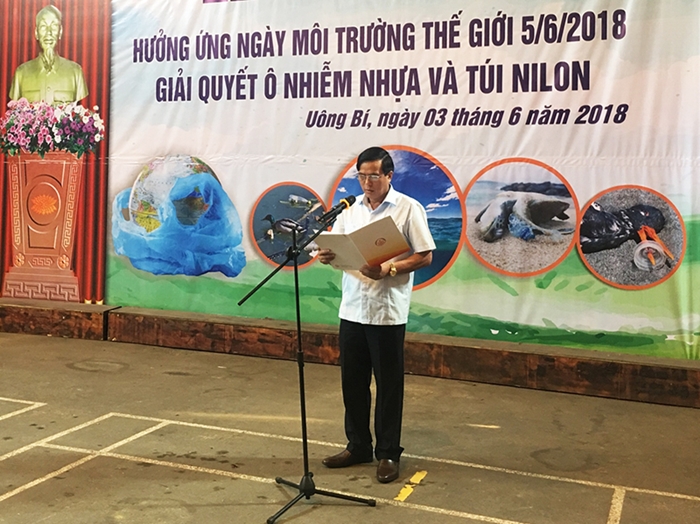 Uông Bí (Quảng Ninh): Mít tinh hưởng ứng Ngày Môi trường thế giới