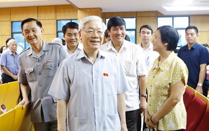 Hôm nay, Tổng Bí thư Nguyễn Phú Trọng tiếp xúc cử tri 3 quận Hà Nội