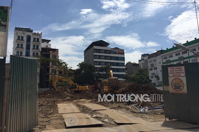 Dự án bãi đỗ xe ngầm tại Mễ Trì Hạ phớt lờ chỉ đạo của phường Mễ Trì
