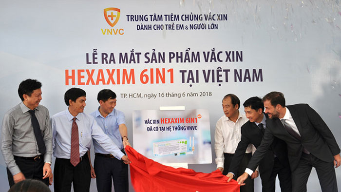 Vắcxin Hexaxim “6 trong 1” của Pháp chính thức có mặt tại Việt Nam