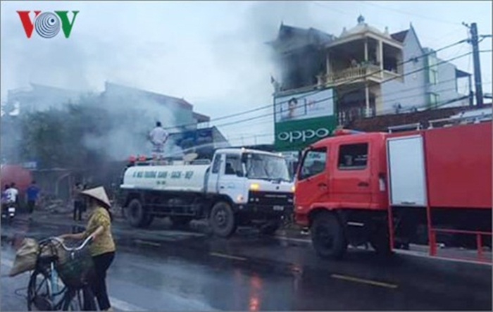 Cháy cửa hàng tạp hóa ở Quảng Ninh, thiệt hại hàng tỷ đồng