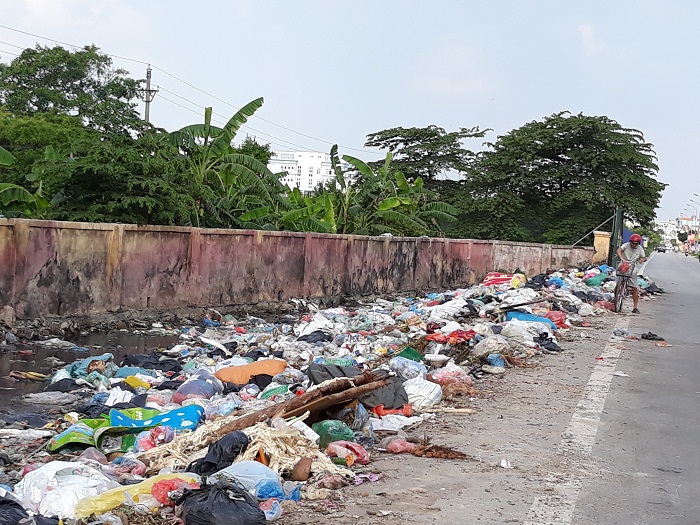 Hưng Yên: Bãi rác ô nhiễm nằm ngay cạnh Bệnh viện phố Nối