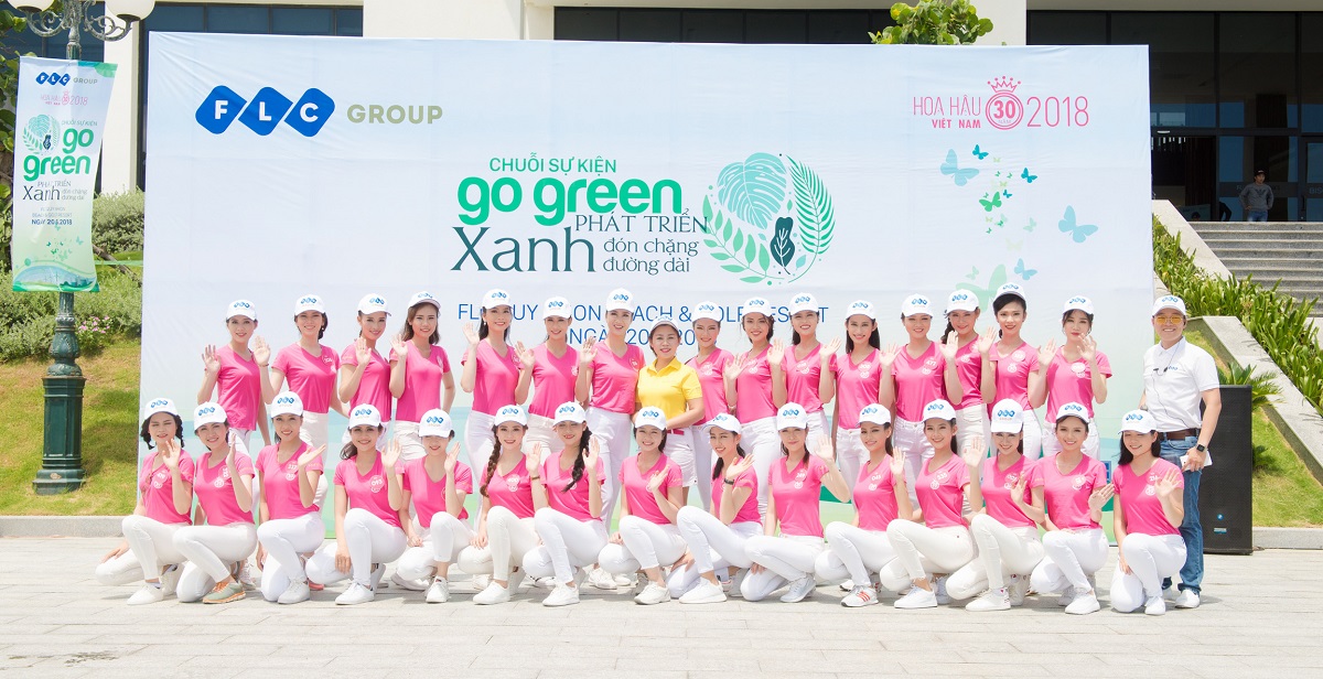 Thí sinh HHVN 2018 hào hứng với chiến dịch “Go Green” ở FLC Quy Nhơn