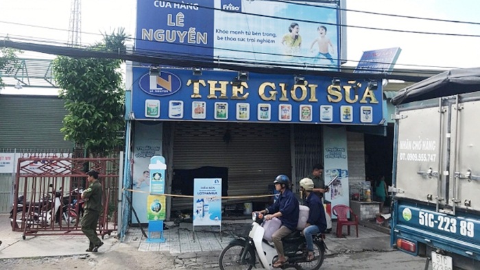 Cháy cửa hàng sữa ở vùng ven Sài Gòn, 2 vợ chồng thương vong