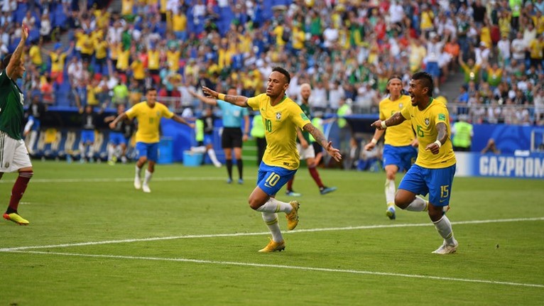 Kết quả Brazil vs Mexico (2-0): Neymar tỏa sáng, Brazil vào tứ kết