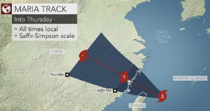 Siêu bão Maria đổ bộ, Trung Quốc sơ tán hàng trăm ngàn người