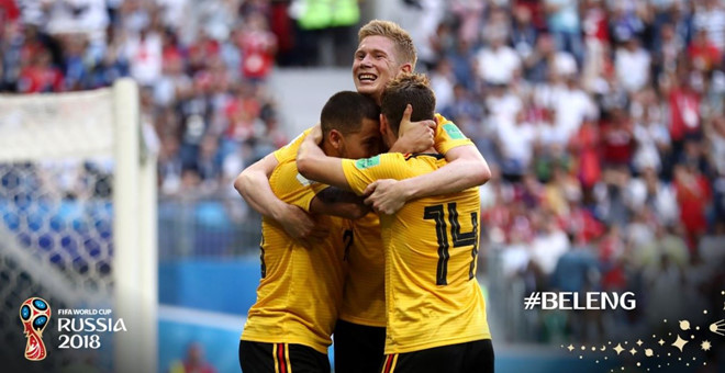 Kết quả Anh vs Bỉ (0-2): Hạ ĐT Anh, Bỉ đoạt hạng Ba World Cup 2018